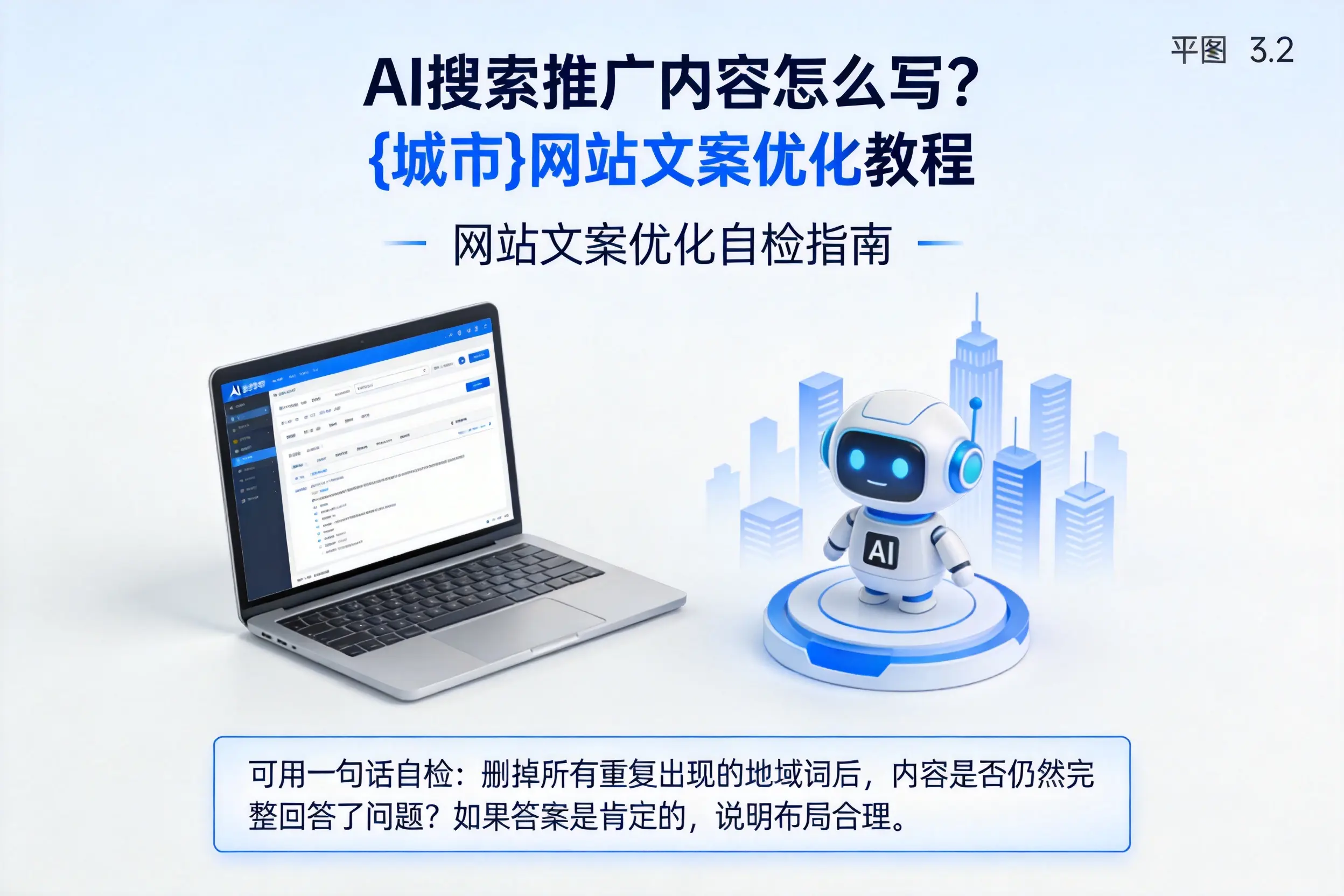 AI搜索推广内容怎么写?松原网站文案优化教程