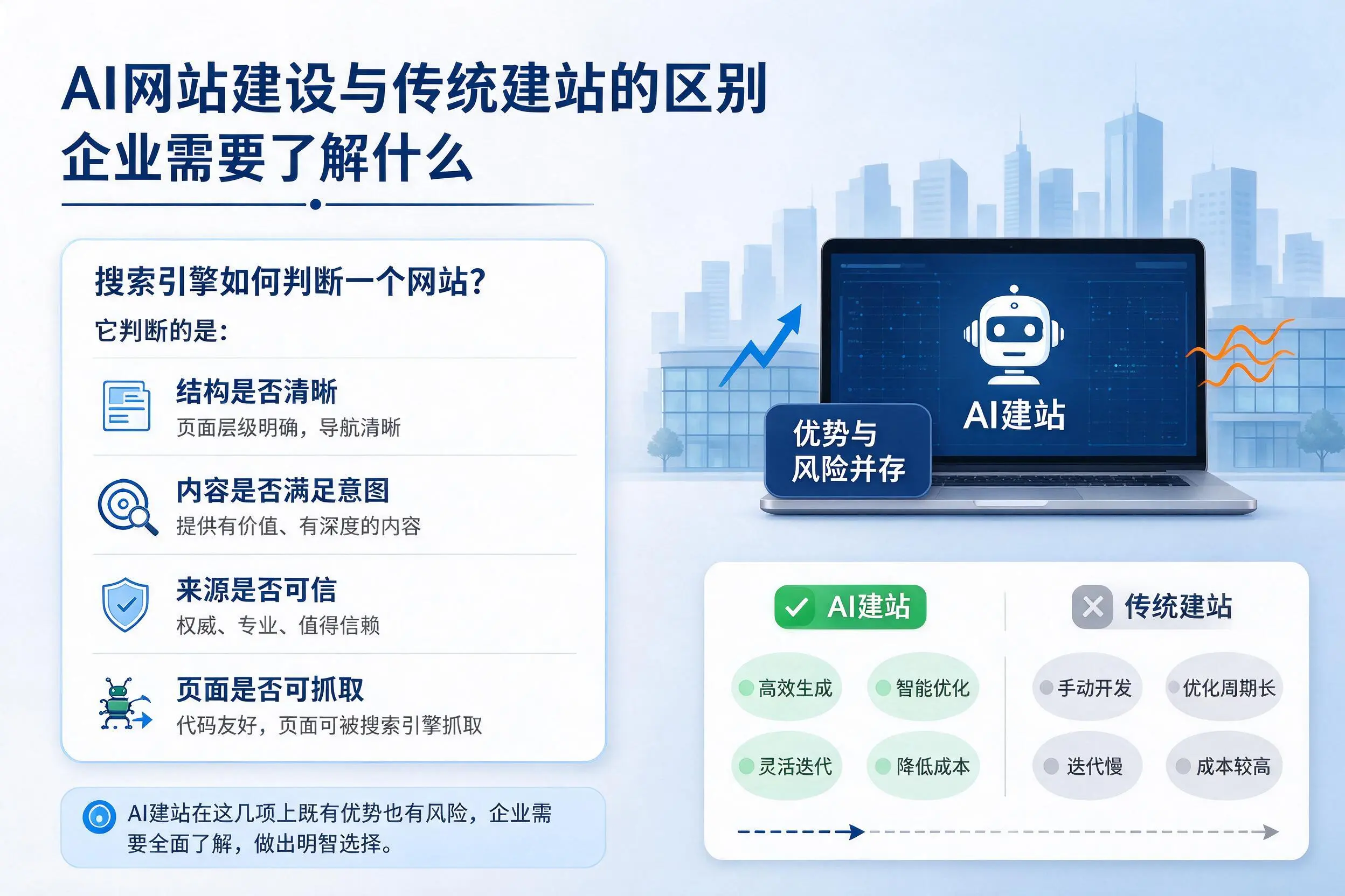 AI网站建设与传统建站的区别,松原企业需要了解什么